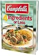 Campbell's 4 Ingredients or Less Cookbook