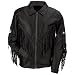 Diamond Plate%u2122 Ladies Leather Moto JACKET- M