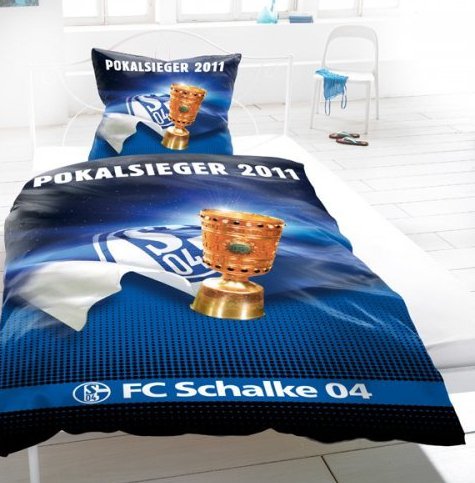 FC Schalke 04 1278-00-1-08 Schalke Bettwäsche Pokalsieger