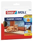 Tesa 05390-101-00 Tesa Moll Hohlprofil-Dichtung 6 m, 5 mm, 9 mm braun