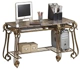 Review Home Decorators Collection  / Florentine Computer Desk Brown Copper