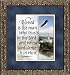 Blesed is the Man Who Trusts in the Lords and Whose Confidence is in Him Jeremiah 17:7 - Beautiful 5" by 5" Desktop or Shelf Decorative Framed Art