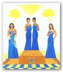 Sigma Gamma Rho Pride by Johnny Myers 12"x16" Art Print Poster