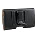 De-Bin Premium AMAZON FIRE PHONE Leather Belt Clip Pouch Case Cover HolsterWith Belt Clip / 2 secured belt loops (Also Fits The Phone With One Thin Layer Case On)