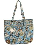 Vera Bradley Bali Blue Vera Bag Tote