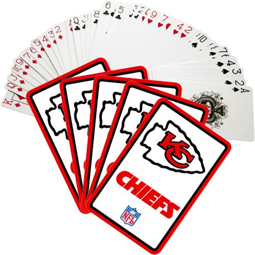 Kansas City Chiefs NFL Team Logo Playing Cards