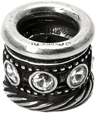 Carpe Diem Hardware 853-24C Cache Sleeve with Multi Crystals Made with Swarovski Crystals, Platinum