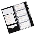 Rolodex Low Profile Business Card Book, 96 Card Capacity, Black (76659)