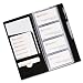 Rolodex Low Profile Business Card Book, 96 Card Capacity, Black (76659)