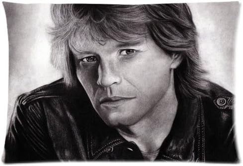 Sweety Heart Custom jon bon jovi Pillowcase Soft Zippered Throw Pillow Cover Cushion Case Covers Fasfion Design Two Sides Printed