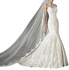 Natural   Waistline Satin Sheer Illusion Applique Lace Wedding Dress 