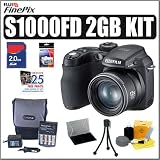Fujifilm Fuji Finepix S1000fd 10MP Digital Camera + 2GB Accessory Kit