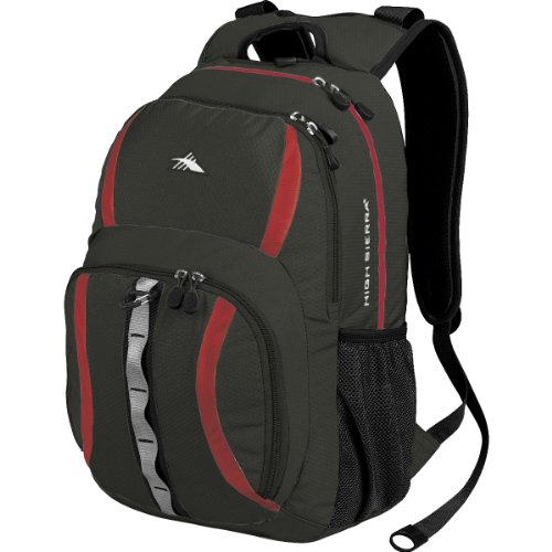 High Sierra Garrett Backpack, Flint/Pomodoro