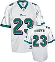 Ronnie Brown Youth Jersey: Reebok White Replica #23 Miami Dolphins Jersey
