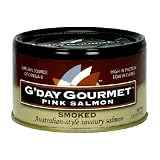 G'Day Gourmet  Smoked Pink Salmon, 3.5-Ounce Cans (Pack of 12)