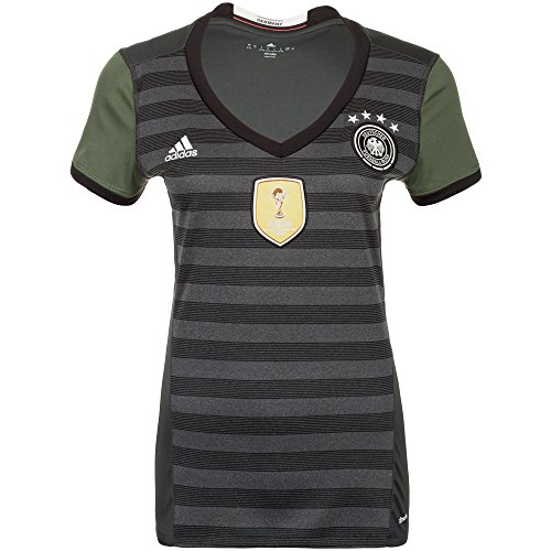 adidas DFB Trikot Home/Away EM Frankreich 2016 Damen grau – Away, S – 34/36