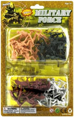 "Military Force" 1.75" Plastic Army Men - 120 Pcs
