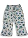 Private Label - Toddler Girls Brushed Cotton Capri Pant, Lt. Blue, Teal