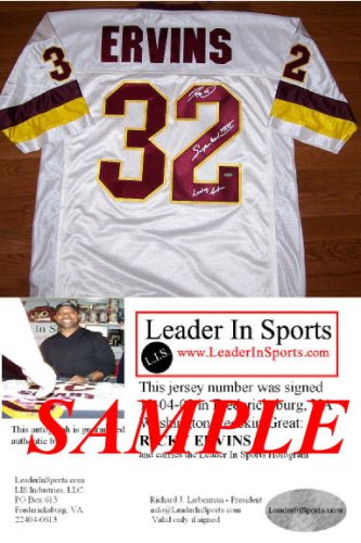 Ricky Ervins Autographed Jersey - Washington Redskins