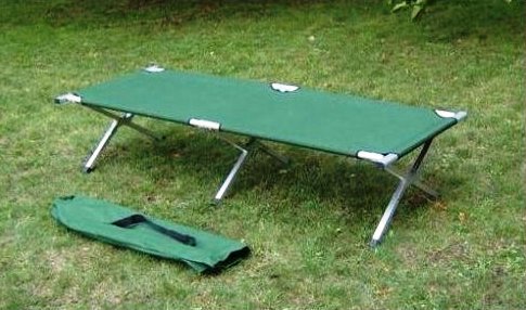 Alu Feldbett Grün