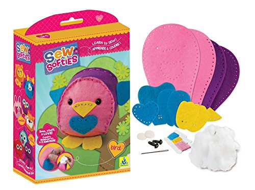 The Orb Factory Sew Softies Bird Building Kit