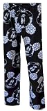 Disney Mickey Mouse Face Black Lounge Pants for men
