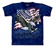 The Mountain Eagle Talon Flag Adult Tee T-shirt