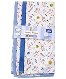 4-Pack Flannel Burp Cloths by Luvable Friends
