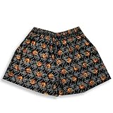 Gorgio Brutini - Mens Boxer Shorts, Black Orange