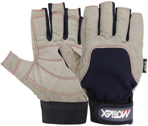 Sailing Gloves Deckhand Gloves Blue/Grey