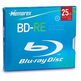 Memorex 779 BD-RE 2x 25GB Blu-ray Disc Jewel Case