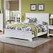 Home Styles Naples Queen Panel Bed in White Finish