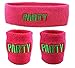 Funny Guy Mugs PARTY Sweatband Set (3-Pack: 1 Headband & 2 Wristbands)