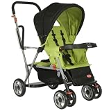 Joovy Caboose Stand-On Tandem Stroller - Appletree -- green