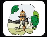 Mouse Pad with aspect, vista, panorama, dome, scene, cupola, historic, California, architecture, prospect, building