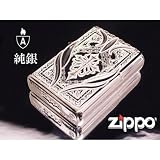 zippo*ジッポー（純銀・スターリングシルバー）・二面加工ZP26V3D CRO（ミラー）
