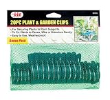Lawn & Patio - Plant & Flower Clips - Gentle - 20 Pc