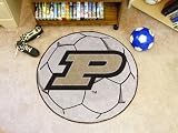 Purdue Boilermakers Soccer Ball Floor Rug Mat