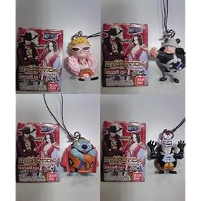 ワンピース 王下七武海 マスコット 人気4種 ONEPIECE モリア 全4種 1 ドンキホーテ ドフラミンゴ2 バーソロ