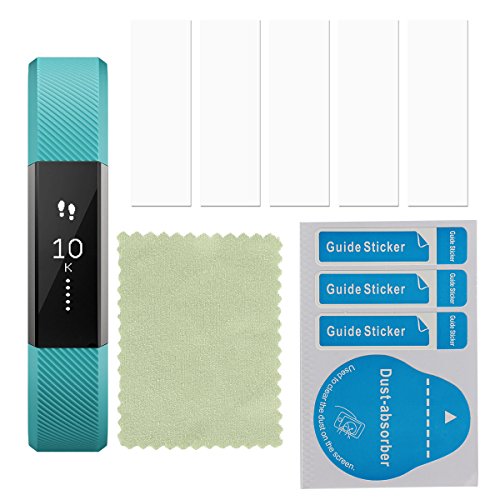[5-Pack] Fitbit Alta Screen Protector, Getwow Premium Film Nano Soft Explosion-proof Screen Protector for Fitbit Alta