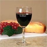 LSU Tigers 10.5oz Wine Glass