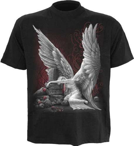 Spiral - Mens - TEARS OF AN ANGEL - T-Shirt Black