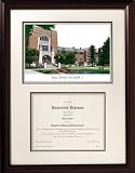 Purdue Boilermakers Framed Scholar Diploma Frame with Lithograph