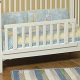 Child Craft London Toddler Guard Rail for London Euro Stationary Crib, Matte White