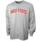 Ohio State Buckeyes Ash Arch Long Sleeve T-shirt