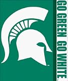 Michigan State Spartans NCAA Licensed 50 x 60 Stripes Raschel Throw Blanket