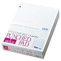 TOPS 7521 Letter Size Glue Top White Legal Pads, Narrow Rule, 3-Hole, 50 Sheets/pad, Doz.
