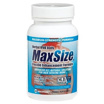 MD Science Labs Max Size, Sexual Performance Enhancer, 60 Cap