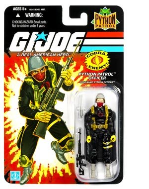  GI JOE 25TH ANNIVERSARY WAVE 8 PYTHON PATROL OFFICER ACTION FIGURE