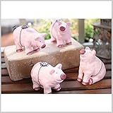 ミニチュア 雑貨 ガーデン ガーデニング インテリア 小物 置物 オブジェ オーナメント mini deco pig 4型アソート